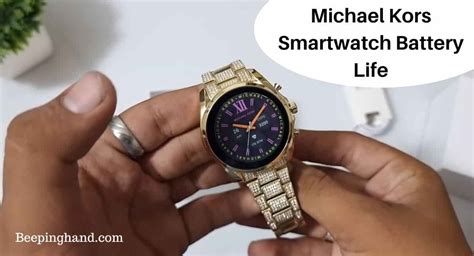 best smartwatch michael kors battery life|Michael Kors damage policy.